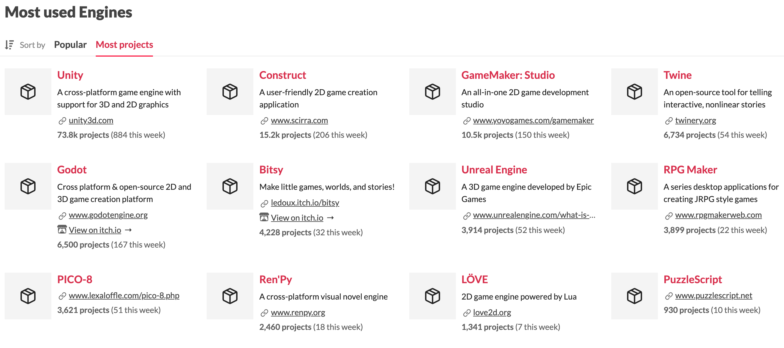 Game Engines - Comparison (White)  Indie game development, Unity game  development, Game engine